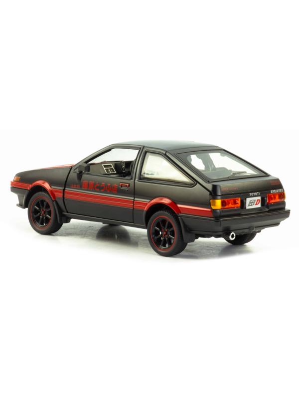 Металлическая машинка XHD 1:24 «Toyota Sprinter Trueno AE86» 2404, 15 см. инерционная, свет, звук / Микс