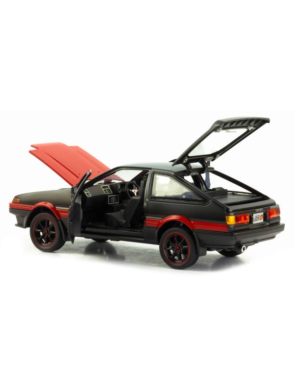 Металлическая машинка XHD 1:24 «Toyota Sprinter Trueno AE86» 2404, 15 см. инерционная, свет, звук / Микс