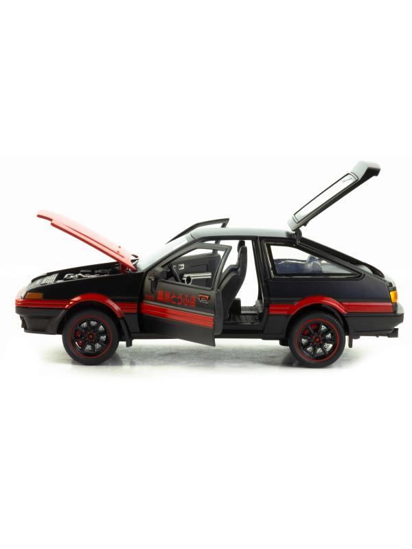 Металлическая машинка XHD 1:24 «Toyota Sprinter Trueno AE86» 2404, 15 см. инерционная, свет, звук / Микс