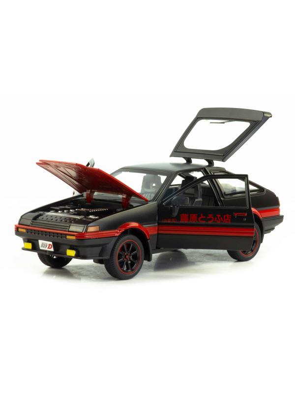 Металлическая машинка XHD 1:24 «Toyota Sprinter Trueno AE86» 2404, 15 см. инерционная, свет, звук / Микс