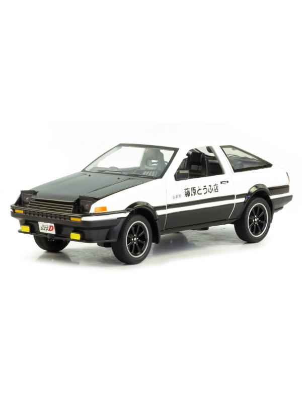 Металлическая машинка XHD 1:24 «Toyota Sprinter Trueno AE86» 2404, 15 см. инерционная, свет, звук / Микс