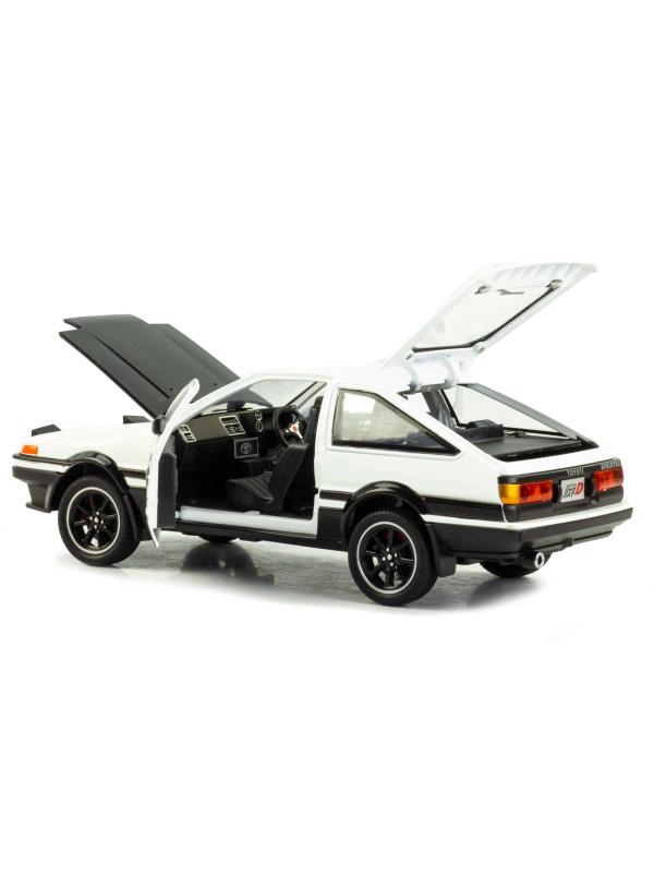 Металлическая машинка XHD 1:24 «Toyota Sprinter Trueno AE86» 2404, 15 см. инерционная, свет, звук / Микс