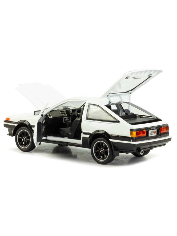 Металлическая машинка XHD 1:24 «Toyota Sprinter Trueno AE86» 2404, 15 см. инерционная, свет, звук / Микс