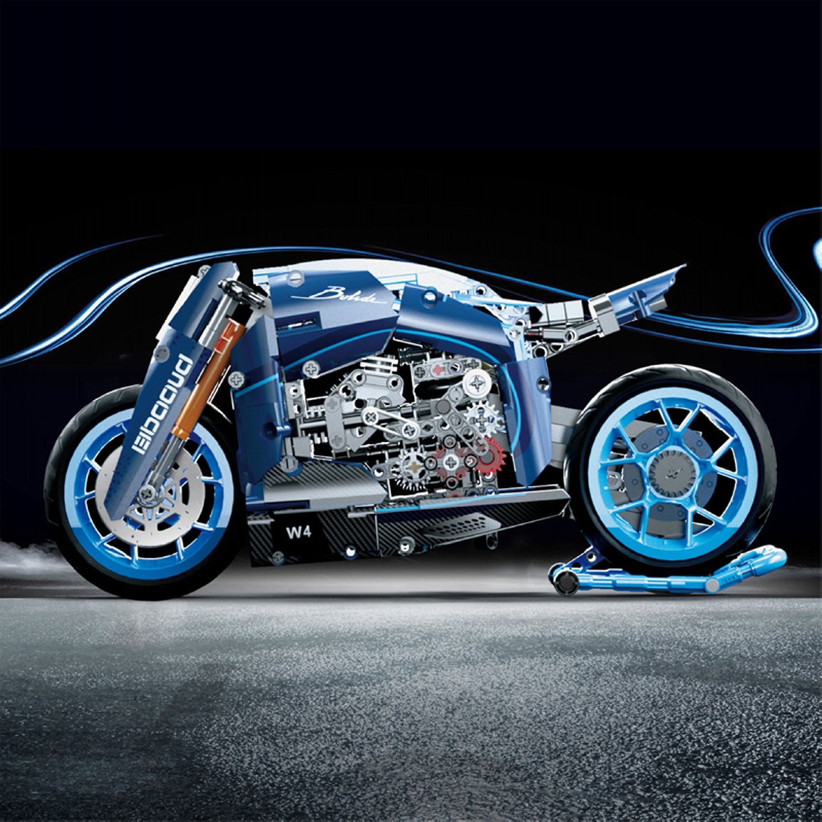 Конструктор Mould King «Мотоцикл: Ducati Diavel» 10217 / 986 деталей