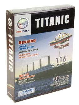Конструктор 3D-пазл Veld Co «Титаник» B568-11 / 116 деталей