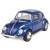 Металлическая машинка Kinsmart 1:32 «1967 Volkswagen Classical Beetle» KT5057D инерционная / Синий