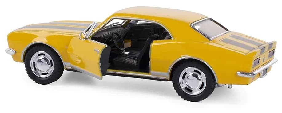 Металлическая машинка Kinsmart 1:38 «1967 Chevrolet Camaro Z/28» KT5341D, инерционная / Желтый