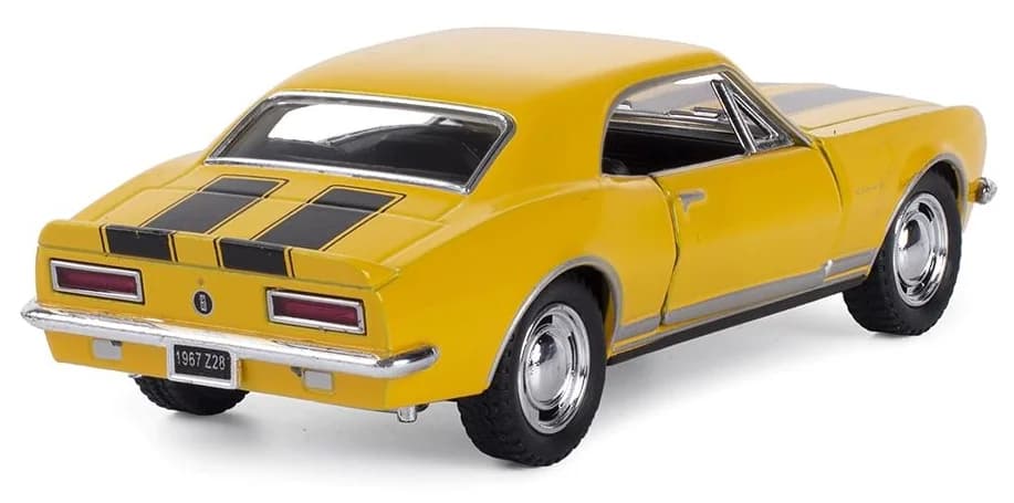 Металлическая машинка Kinsmart 1:38 «1967 Chevrolet Camaro Z/28» KT5341D, инерционная / Желтый