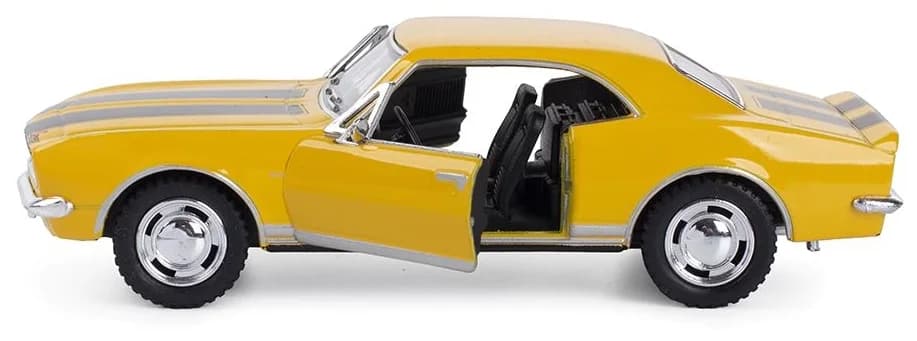 Металлическая машинка Kinsmart 1:38 «1967 Chevrolet Camaro Z/28» KT5341D, инерционная / Желтый