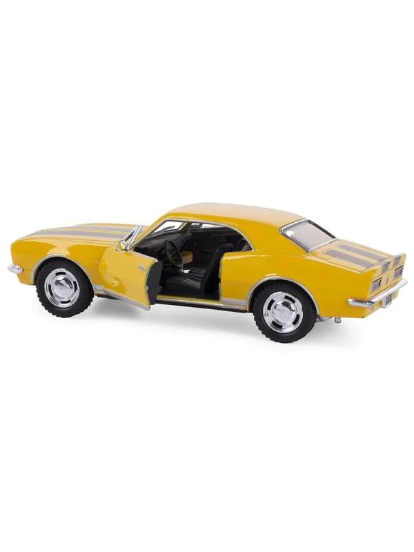 Металлическая машинка Kinsmart 1:38 «1967 Chevrolet Camaro Z/28» KT5341D, инерционная / Желтый