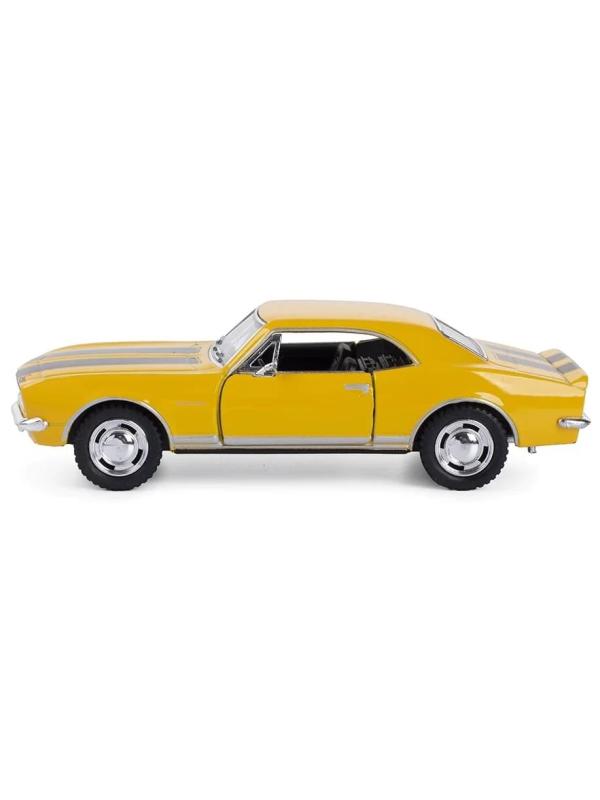 Металлическая машинка Kinsmart 1:38 «1967 Chevrolet Camaro Z/28» KT5341D, инерционная / Желтый