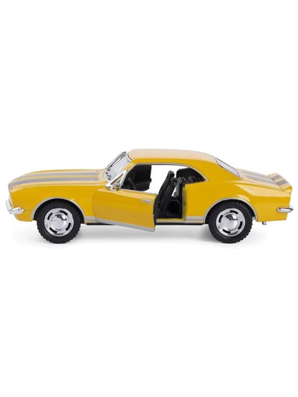 Металлическая машинка Kinsmart 1:38 «1967 Chevrolet Camaro Z/28» KT5341D, инерционная / Желтый