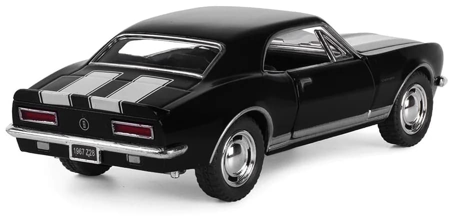 Металлическая машинка Kinsmart 1:38 «1967 Chevrolet Camaro Z/28» KT5341D, инерционная / Черный