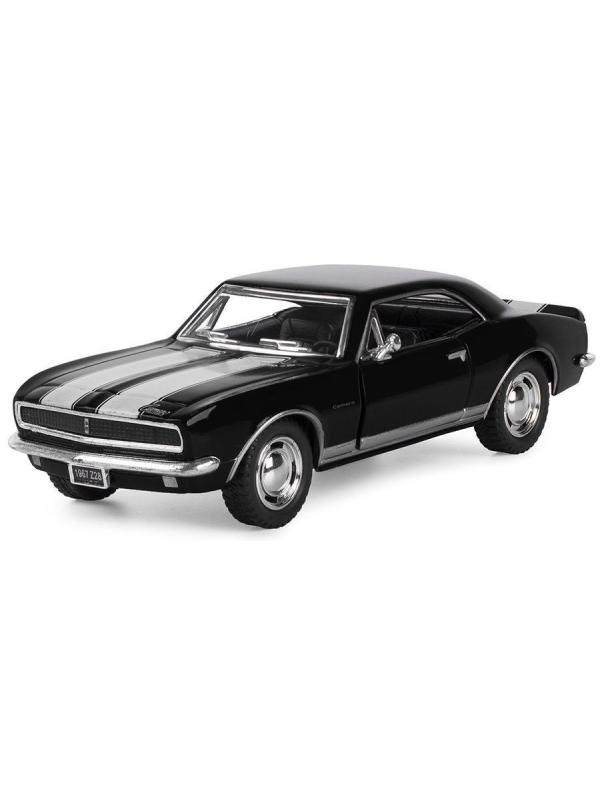 Металлическая машинка Kinsmart 1:38 «1967 Chevrolet Camaro Z/28» KT5341D, инерционная / Черный