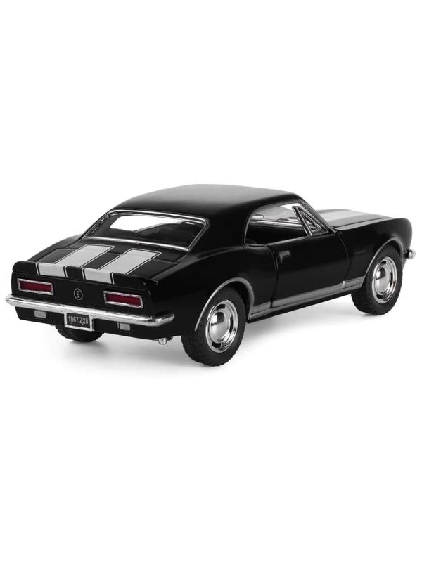 Металлическая машинка Kinsmart 1:38 «1967 Chevrolet Camaro Z/28» KT5341D, инерционная / Черный