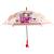 Зонтик детский со свистком, полуавтомат, 80 см., 43413 / Красный