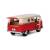 Металлическая машинка Kinsmart 1:32 «1962 Volkswagen Classical Bus (Ivory Top)» KT5377D инерционная / Красный