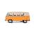 Металлическая машинка Kinsmart 1:32 «1962 Volkswagen Classical Bus (Ivory Top)» KT5377D инерционная / Желтый