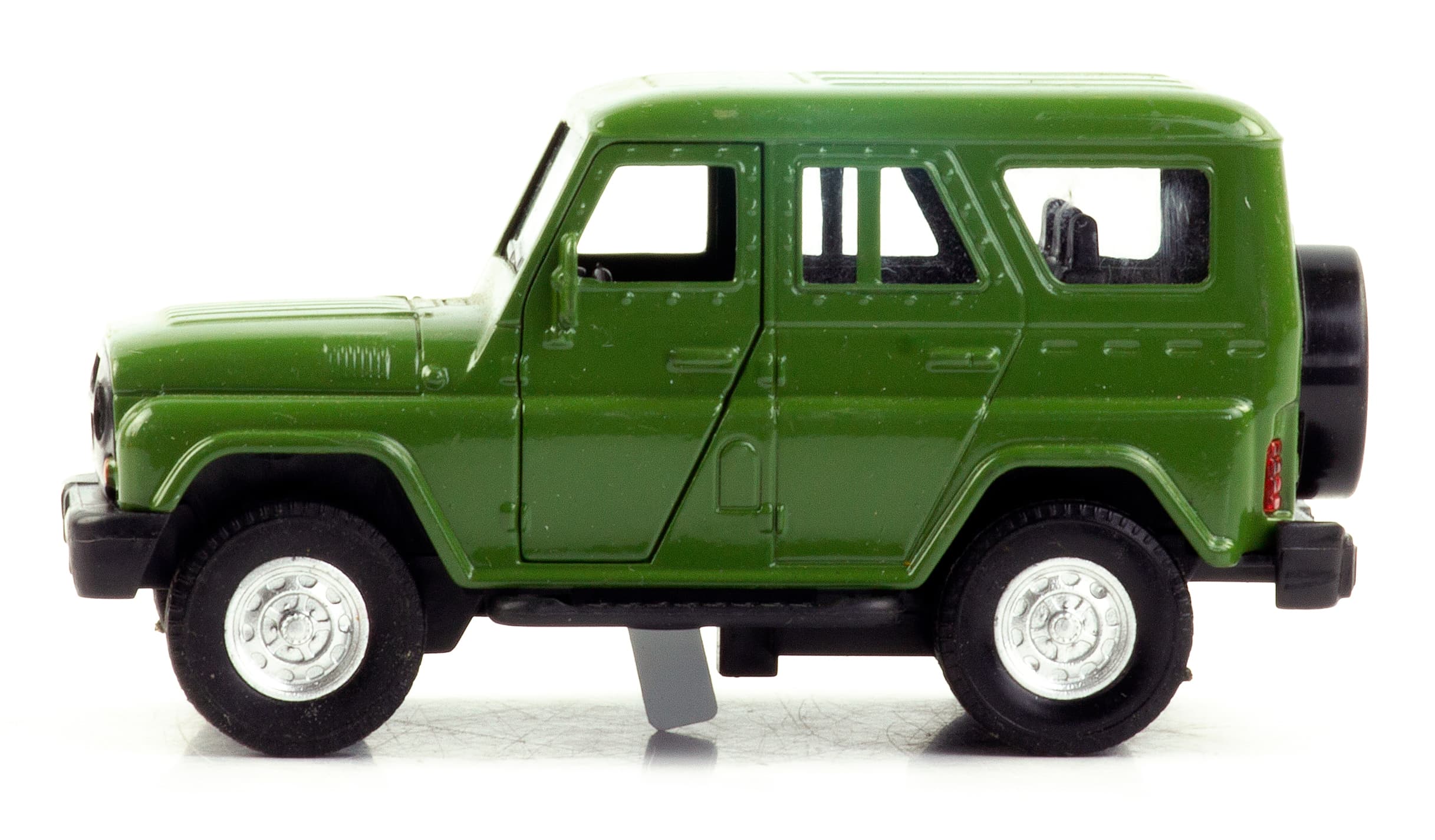 Металлическая машинка 1:32 «Уаз» А181-182D свет и звук, инерционная / Зеленый