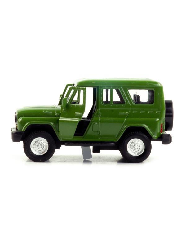 Металлическая машинка 1:32 «Уаз» А181-182D свет и звук, инерционная / Зеленый