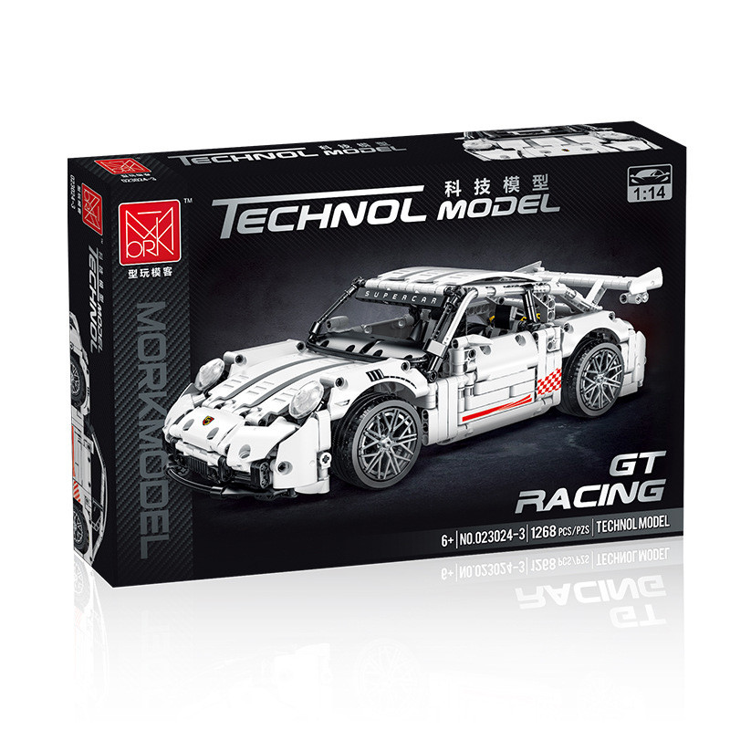 Конструктор MORK «Белый Porsche GT» 023024-3 / 1268 деталей