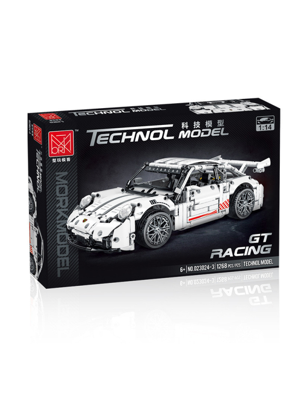Конструктор MORK «Белый Porsche GT» 023024-3 / 1268 деталей