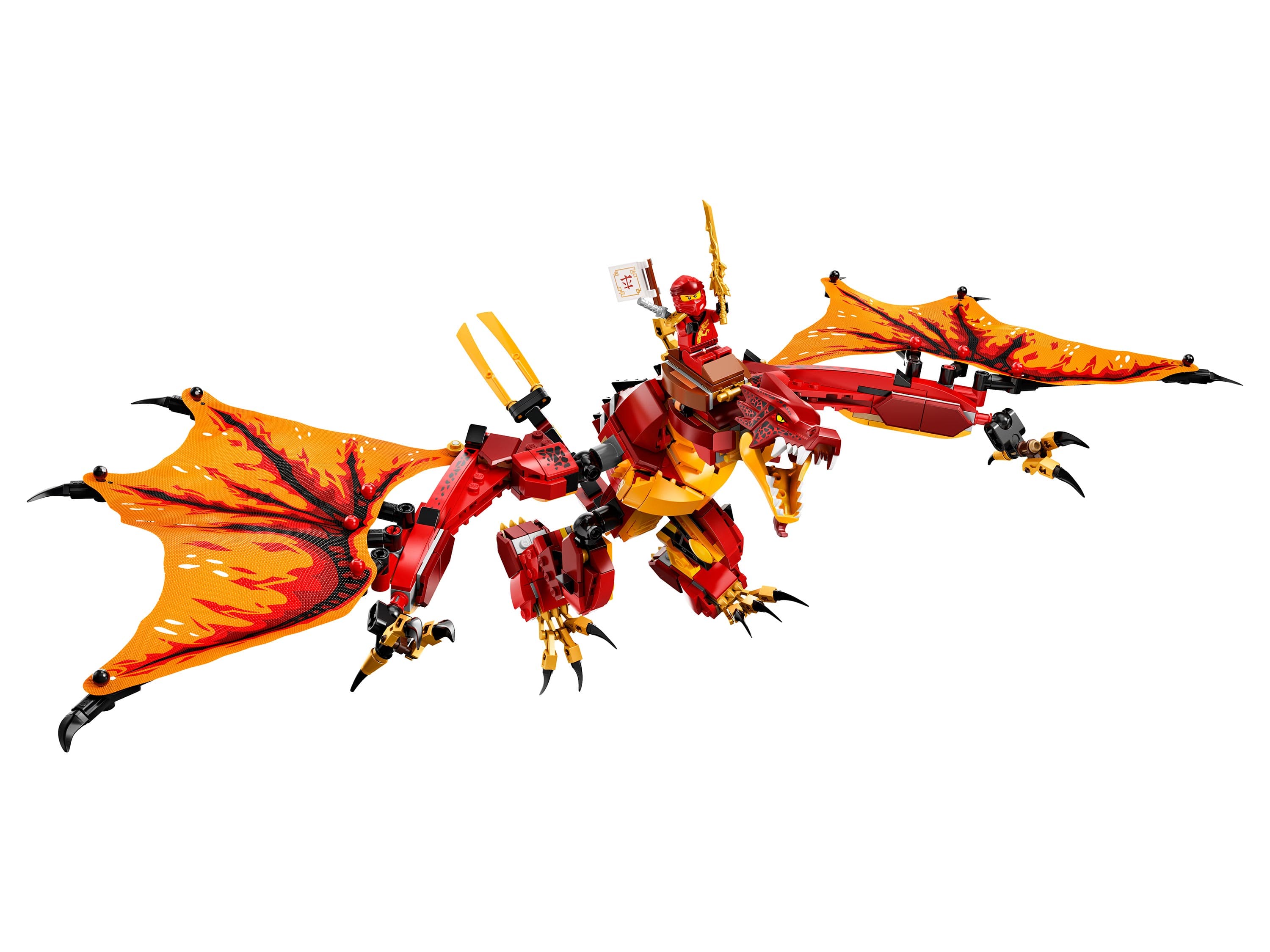 Конструктор Lari «Атака огненного дракона» 60080 (НиндзяГо 71753) / 575 деталей