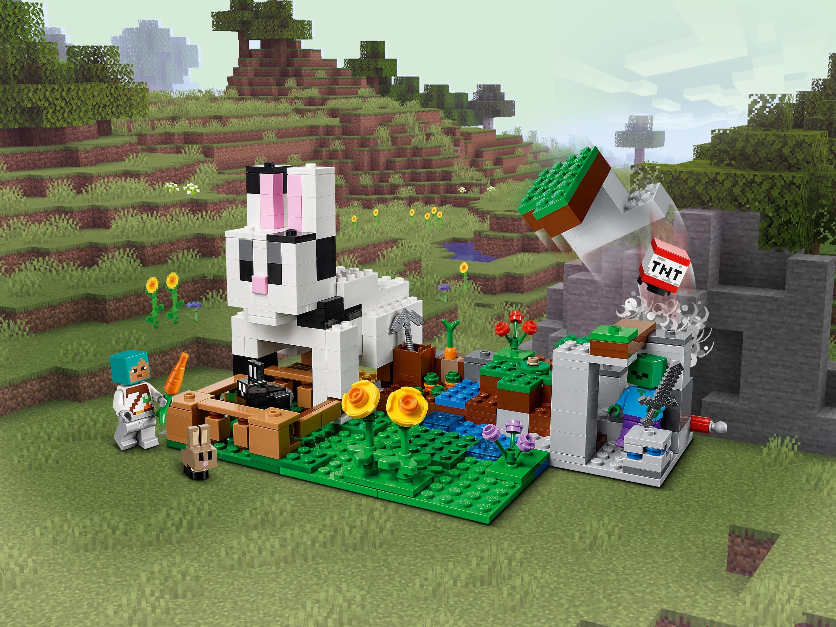 Конструктор Lari «Кроличье ранчо» 60157 (Minecraft 21181) / 352 детали