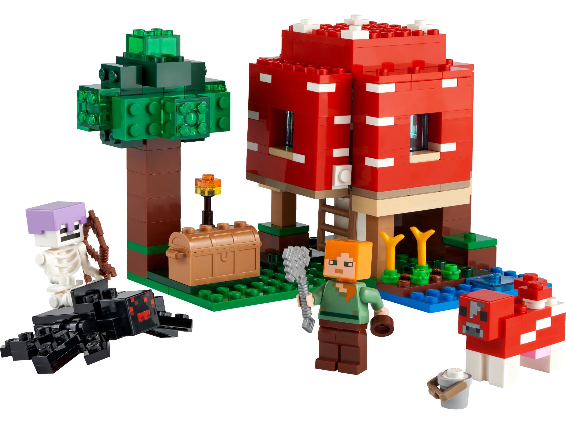 Конструктор Lari «Грибной дом» 60155 (Minecraft 21179) / 278 деталей