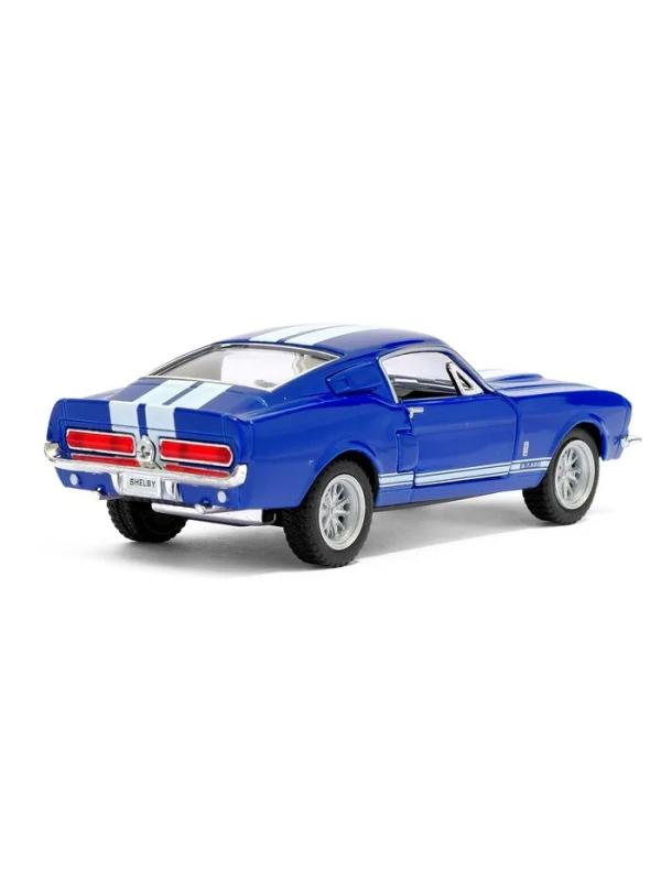 Металлическая машинка Kinsmart 1:44 «1967 Shelby GT500» KT5372D инерционный / Синий