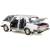 Машинка металлическая Kings Toys 1:24 «ВАЗ-2106 Жигули» FY2406-6D, 18 см., инерционная, звук, свет / Белый