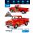 Машинка металлическая Kinsmart 1:38 «1956 Ford F-100 Pickup с принтом» KT5385DF инерционная / Красный