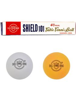 Набор шариков для пинг-понга и настольного тенниса «Shield 101» F22178 40 мм., два цвета / 6 шт.