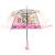 Зонтик детский «Животные» прозрачный, со свистком, полуавтомат, 80 см., 43412 / Розовый