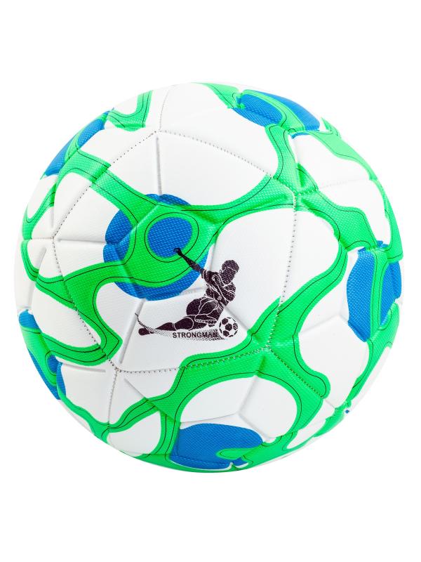Футбольный мяч «Flight Premier League StrongMan», F33965, р.5 / Бело-зеленый