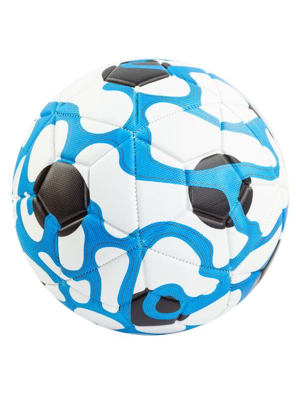Футбольный мяч «Flight Premier League StrongMan», F33965, р.5 / Бело-голубой