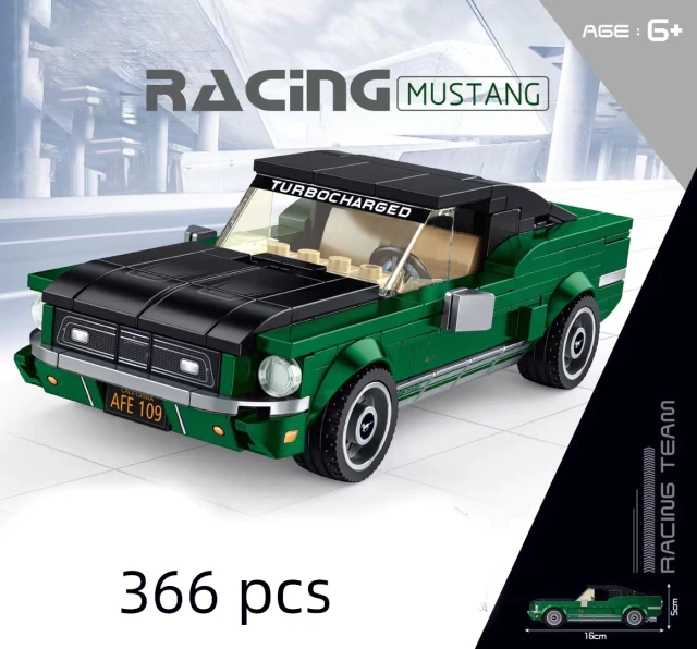 Конструктор Panlos Brick «Ford Mustang» 666033 / 366 деталей