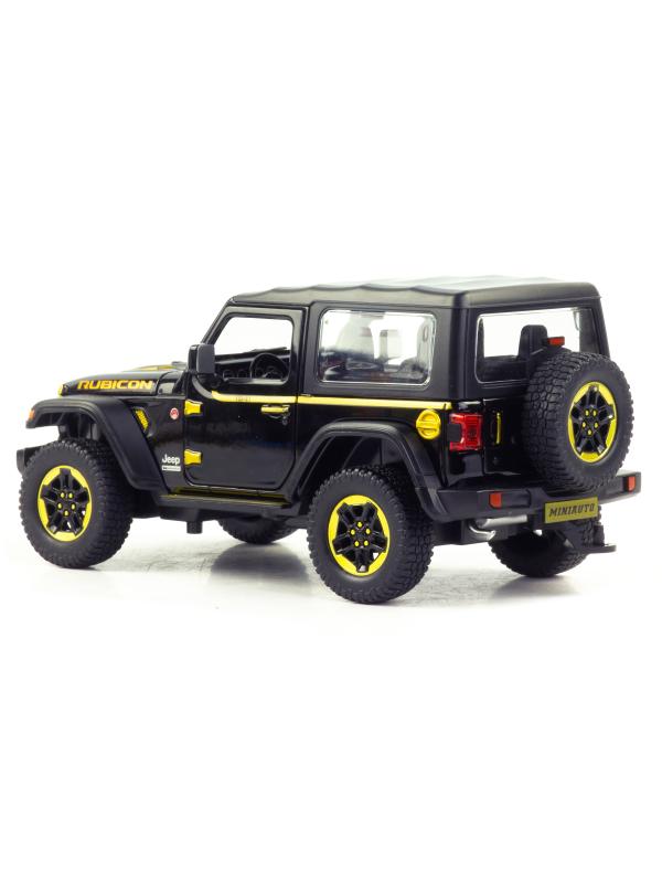 Металлическая машинка Mini Auto 1:20 «Jeep Wrangler Rubicon» 2401B-2, 20 см. инерционная, свет, звук / Микс