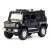 Металлическая машинка XHD 1:24 «Mercedes Benz Unimog U5000» B3204, 20 см., инерционная, свет, звук / Черный