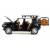 Металлическая машинка HCF 1:22 «Land Rover Wilderness» HCL-910A, 20 см., инерционная, свет, звук / Черный