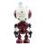 Металлический робот интерактивный 12 см., световые и звуковые эффекты, MY66-Q2202 / Красный
