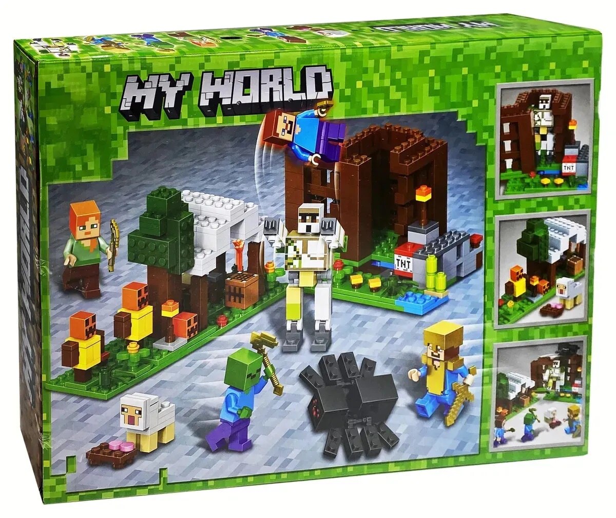 Конструктор 666 «My World» 66064 (Minecraft) / 501 деталь