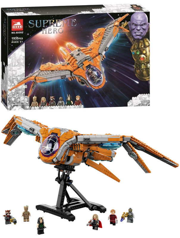 Конструктор Lari «Корабль Стражей» 60092 (Super Heroes 76193) / 1935 деталей