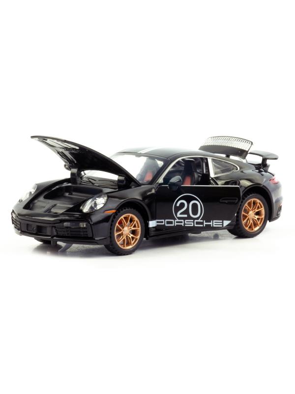 Металлическая машинка Mini Auto 1:32 «Porsche 911 Turbo S» 3230В, свет, звук, инерционная / Микс