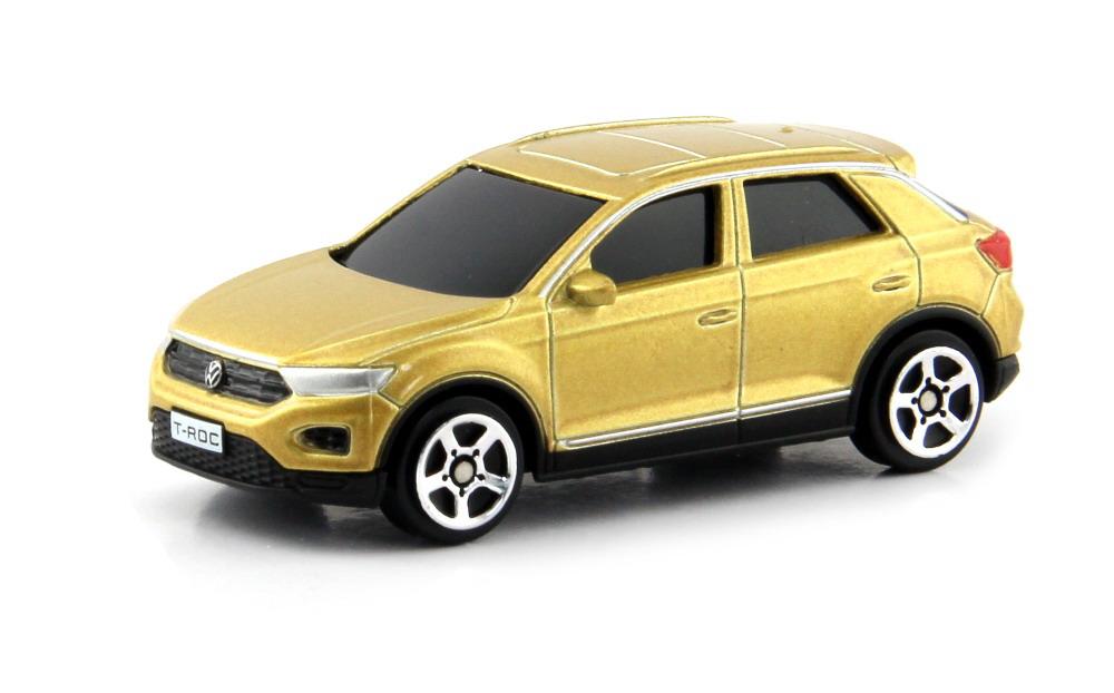 Машинка металлическая Uni-Fortune RMZ City 1:64 Volkswagen T-Roc 2018 (цвет золотой)