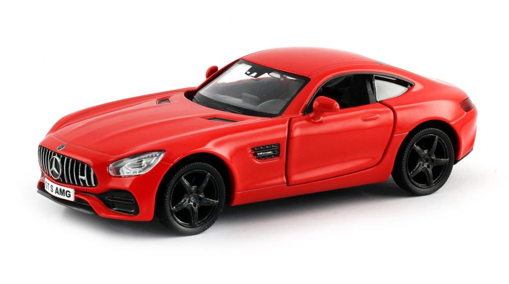 Машинка металлическая Uni-Fortune RMZ City 1:32 Mercedes-Benz GT S AMG 2018 (цвет красный)