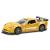 Машина металлическая RMZ City 1:32 Chevrolet Corvette C6-R, желтый цвет, двери открываются