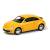 Машина металлическая RMZ City 1:32 Volkswagen New Beetle, желтый матовый цвет, двери открываются