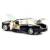 Металлическая машинка Mini Auto 1:24 «Rolls-Royce Phantom VIII Mansory» DC24102, 21 см., инерционная, свет, звук / Черно-серый