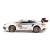 Металлическая машинка Mini Auto 1:24 «Porsche 911 GT3 RSR» 3238B, 20 см., инерционная, свет, звук / Бело-серый